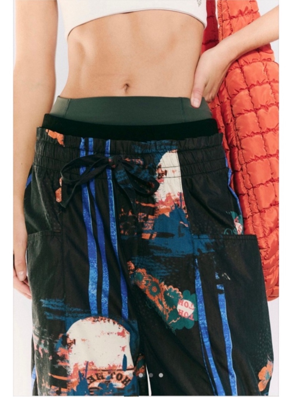 Free People Movement Printed Fresh Start Pants - Picture 3 of 4